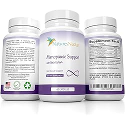 Menopause Relief Supplement for Hot Flash Relief in Women - Maximum Menapausal Hormone Balance Against Hot Flashes - Night Sweats Relief - Estrogen Menopause supplements Natural Weight Loss Capsules