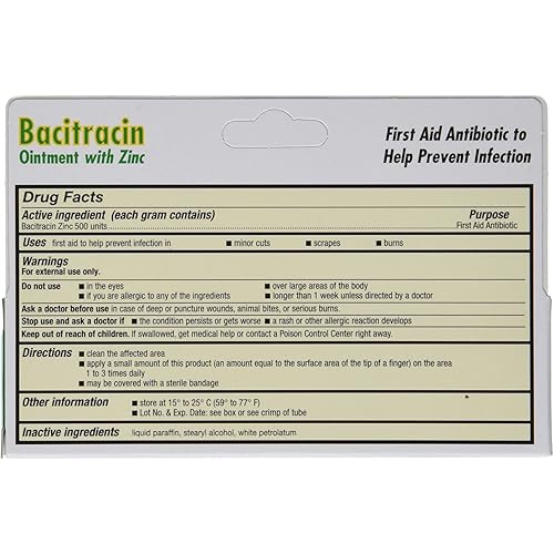 Bacitracin Zinc Ointment 1 Oz 28 G Pack of 4
