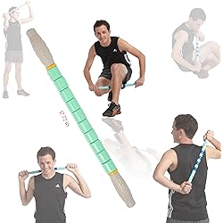 Gurin Massage Roller for Increasing Muscle Flexibility and Strength – Muscle Pain Massage Roller for knots, trigger points, sports injuries, pain