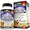 Turmeric Curcumin Rest Aid with Melatonin – Natural Rest Capsules with Valerian Root & L Theanine – Promotes Relaxation & Healthy Rest – Formulated for Joint Relief with BioPerine