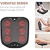 Snailax Shiatsu Foot Massager with Heat Handheld Massager Bundle- Washable Cover Kneading Foot & Back Massager, Heated Foot Warmer, Electric Feet Massager Machine for Plantar Fasciitis,Foot Relief