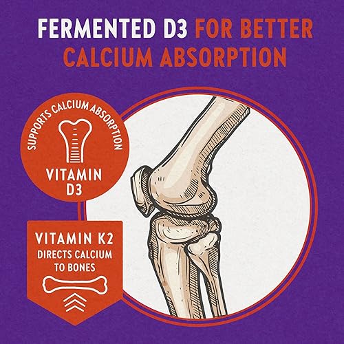 New Chapter Calcium Supplement Tiny Tabs – Bone Strength Organic Plant Calcium with Vitamin K2 D3 Magnesium, Vegetarian, Gluten Free – 240 ct