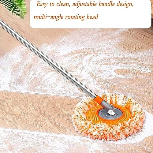 Rotatable Adjustable Cleaning Mop, Rotatable Adjustable Cleaning Mop, Multifunctional Mop, for Floor Ceiling Wall Car Window,Wet and Dry