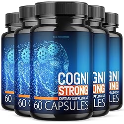 5 Pack Cognistrong Supplements Cogni Strong 300 Capsules
