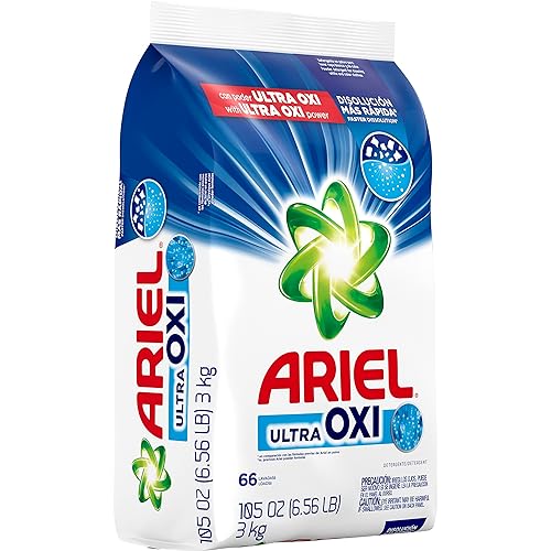 Ariel, with Ultra Oxi, Powder Laundry Detergent, 105 oz 66 loads