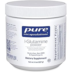 Pure Encapsulations L-Glutamine Powder | Supplement for Immune and Digestive Support, Gut Health and Lining Repair, Metabolism Boost, and Muscle Support | 8 Ounces