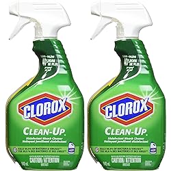 Clorox Clean-Up Cleaner Spray with Bleach, 32 fl. oz. Pack of 2