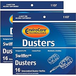 Envirocare Compatible Swiffer Unscented Dusters Refills 32 Pack