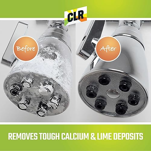 CLR Calcium, Lime & Rust Remover, Blasts Calcium, Dissolves Lime, Zaps Rust Stains, 42 Ounce Bottle Pack of 2