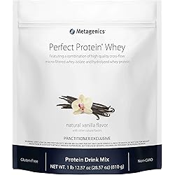 Metagenics Perfect Protein® Whey – Cross-Flow Micro-Filtered Whey Isolate & Hydrolyzed Whey Protein | 30 Servings Vanilla, 30 Servings