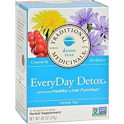 Traditional Medicinal's Everyday Detox Herb Tea 6x16 BAG