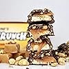 FITCRUNCH Snack Size Protein Bars, Designed by Robert Irvine, World’s Only 6-Layer Baked Bar, Just 3g of Sugar & Soft Cake Core 6 Snack Size Bars, Caramel Peanut