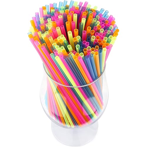 Cocktail and Coffee Straws Coffee and Drink Stirrers Plastic Drink Stirrers in Bright Colors Stirring and Sipping Straws, Cocktail Straws, Mini Straws 5 inch straw