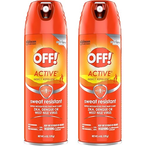 OFF! Active Mosquito Repellent, 6 OZ Pack of 2