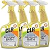 CLR Brilliant Bath Foaming Bathroom Cleaner Spray - Dissolves Calcium, Lime, and Soap Scum - Fresh Scent, 26 Ounce Bottle Pack of 4