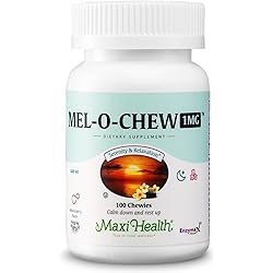 Maxi Health Mel-O-Chew Sleep Aid - 100 Chewies