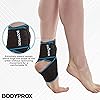 Bodyprox Ankle Support Brace 2 Pack, Adjustable Compression Ankle Braces for Sports Protection, One Size Fits Most for Men & Women