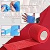 KISEER 30 Pack 2” x 5 Yards Self Adhesive Bandage Assorted Color Breathable Cohesive Bandage Wrap Rolls Elastic Self-Adherent Tape for Stretch Athletic, Sports, Wrist, Ankle 15 Colors