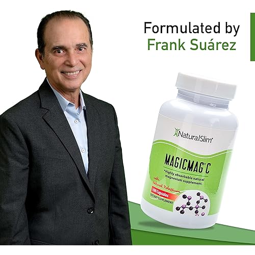 NaturalSlim Optimal Health Bundle – Rich in Minerals Magnesium Citrate & Potassium, Plus Probiotics for Digestive Health - Essential Supplements to Balance Overall Health | Formulated by Frank Suarez