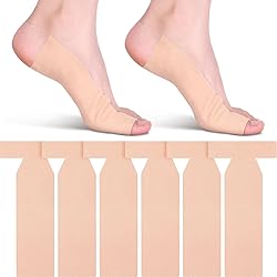 16 Pieces Big Toe Turf Toe Brace T Shaped Big Toe Brace Soft Big Toe Strap Adhesive Turf Toe Wrap Elastic Turf Toe Tape for Women Men Big Toe