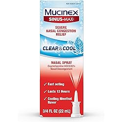 Mucinex Sinus-Max Full Force Nasal Decongestant Spray, 0.75oz