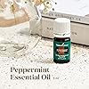 Young Living Peppermint Essential Oil - Supports a Stimulating and Focused Atmosphere - 5 ml