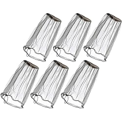 6 Pack Mosquito Head Net Fly Cover for Outdoor Camping and Hiking