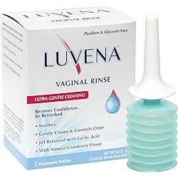 Luvena Daily Personal Feminine Rinse - Ultra Gentle Wash to Maintain Freshness & Resist Odor - pH Balanced, Paraben Free, Gynecologist Tested - Soothing & Moisturizing 2 Pack, 3oz Bottles