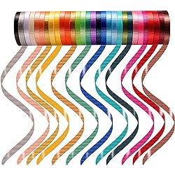 30 Roll Curling Ribbon Gift Shiny Wrapping Ribbons 30 Kinds Colors for Crafts Bows Present Wrapping Florist Wedding Party Festival Art Craft Decor, 11 Yards Per Roll, 14 Inch Wide 14" - Set1