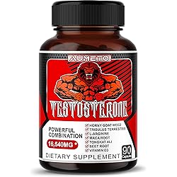 8IN1 Ultra Test Support 16540mg w Tribulus Terrestris L-Arginine Maca Root Tongkat Ali Beet Root VIT D3 - Energy Workout Muscle Strength Support 90 Capsules 90 Count Pack of 1