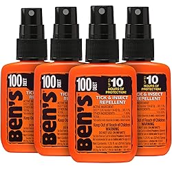 Ben's 100 Tick & Insect Repellent 1.25 Fl Oz. Pump Spray