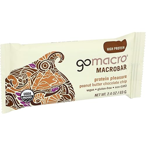 GoMacro, Protein Pleasure Bar, Peanut Butter Chocolate Chip, 2.4 oz