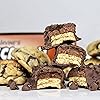 FITCRUNCH Full Size Protein Bars, Designed by Robert Irvine, World’s Only 6-Layer Baked Bar, Just 6g of Sugar & Soft Cake Core Chocolate Chip Cookie Dough
