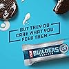 CLIF BUILDERS - Protein Bar - Cookies 'n Cream - 20g Protein - Gluten Free 2.4 Ounce, 12 Count