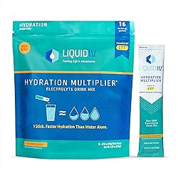Liquid I.V. Hydration Multiplier - Golden Cherry - Hydration Powder Packets | Electrolyte Drink Mix | Easy Open Single-Serving Stick | Non-GMO | 16 Sticks