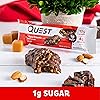 Quest Nutrition Fudgey Brownie Candy Bars, High Protein, Low Carb, 1g Sugar, 12 Count
