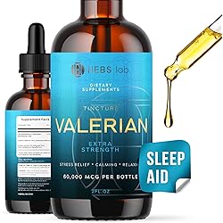 Organic Valerian Root Extract – Natural Sleеp Aid – Strеss and Anxiеty Supplement – Made in USA - Non GMO Valerian Tincture - Herb Sleеp Supplement - Valerian Root Drops 2 Fl Oz