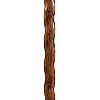 Brazos Twisted Oak Walking Cane, Handcrafted Wood Cane, Wooden Walking Canes for Men and Women, Made in the USA by Brazos Walking Sticks, Red, 37 Inches, 3 Foot Pack of 1