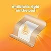 Band-Aid Brand Infection Defense Adhesive Wound Covers with Neosporin Antibiotic Ointment On The Pad for First Aid Wound Care, Bacitracin Zinc & Polymyxin B Sulfate, Sterile, Large, 6 ct