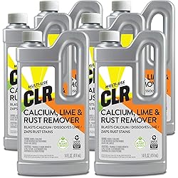 CLR Multi-Use Calcium, Lime & Rust Remover, 14 Ounce Bottle Pack of 6