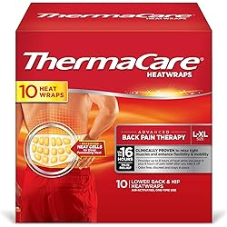 ThermaCare Advanced Neck & Back Pain Relief Therapy HeatWraps LXL, 10 Count