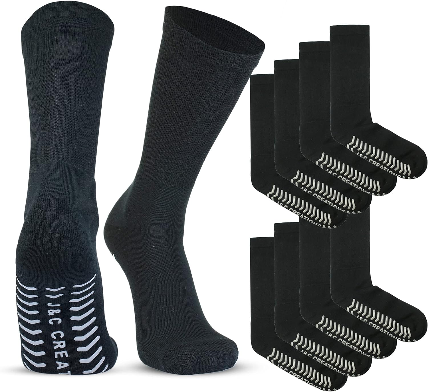 Hospital Socks With Grips - Diabetic Neuropathy Socks - Physician Designed - Non-Slip Socks Size: Mens 10-13, Womens 9-11