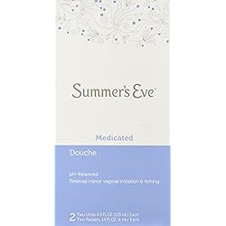 Summer's Eve Douche | Extra Cleansing | Medicated | 4.5 oz Size | pH Balanced & Gynecologist Tested