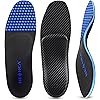 NEENCA Professional Arch Support Insoles, Plantar Fasciitis Relief Shoe Inserts, Medical Grade Thin Orthotic Insoles for Men and Women, Flat Feet, High Arch, Fallen Arch, ArchFootHeel Pain Relief