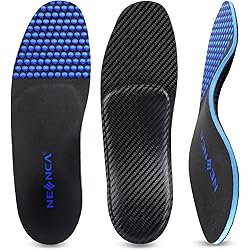 NEENCA Professional Arch Support Insoles, Plantar Fasciitis Relief Shoe Inserts, Medical Grade Thin Orthotic Insoles for Men and Women, Flat Feet, High Arch, Fallen Arch, ArchFootHeel Pain Relief