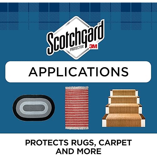 Scotchgard Rug & Carpet Protector, Carpet & Rug Protector Blocks Stains During Spring and Summer Gatherings, Fabric Protector Makes Cleanup of Stains from Muddy Footprints Easier, 14 oz
