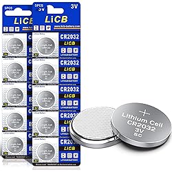 LiCB CR2032 3V Lithium Battery10-Pack