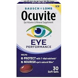 Bausch Lomb Ocuvite Eye Performance Formula Soft Gels, 30 Count