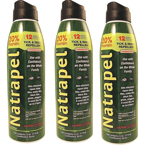 Natrapel 8 Hour Insect Repellent 6oz Spray 3 Pack