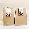 Fall Floral Favor Thank You Tags 100 Thank You Very Much Autumn Flower Wedding Favors 2" x 3.5" Thanks Party Favor Tags Made in The USA